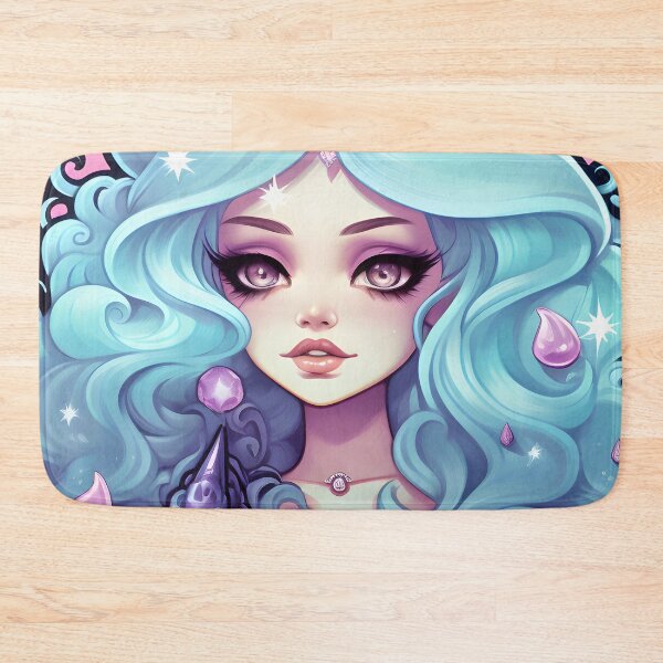 Item preview, Cute Candy Goth Crystal Witch in Pink and Blue designed and sold by 20th-eclipse.