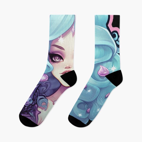 Item preview, Cute Candy Goth Crystal Witch in Pink and Blue designed and sold by 20th-eclipse.