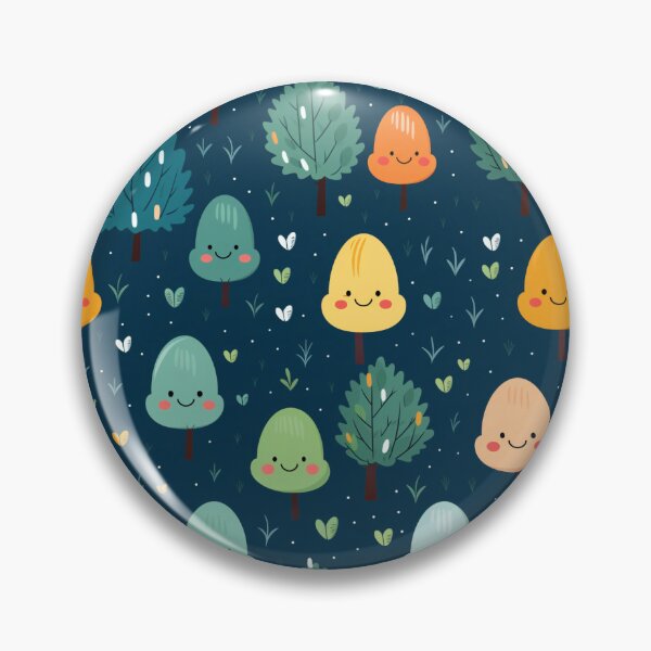 Item preview, Cute trees pattern designed and sold by VisionaryCorner.