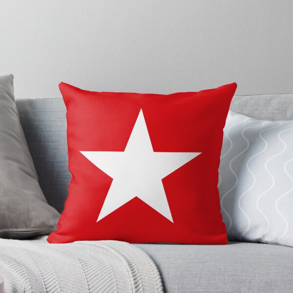 Item preview, Single WHITE STAR on a RED Background designed and sold by RachelMacht.