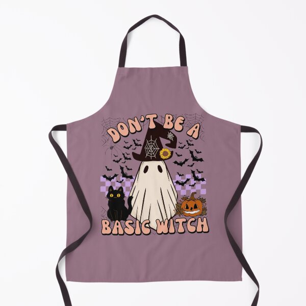 Item preview, Don't Be A Basic Witch Halloween Cat designed and sold by SunfullyYours.