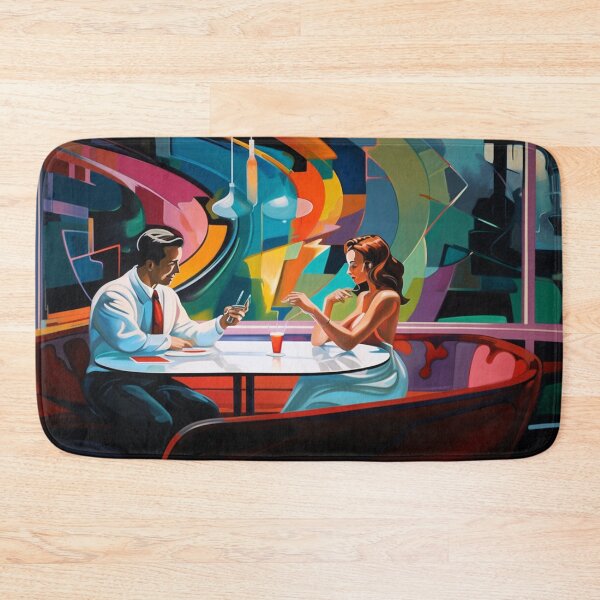 Item preview, Abstract 1980's diner date designed and sold by schamsyy.