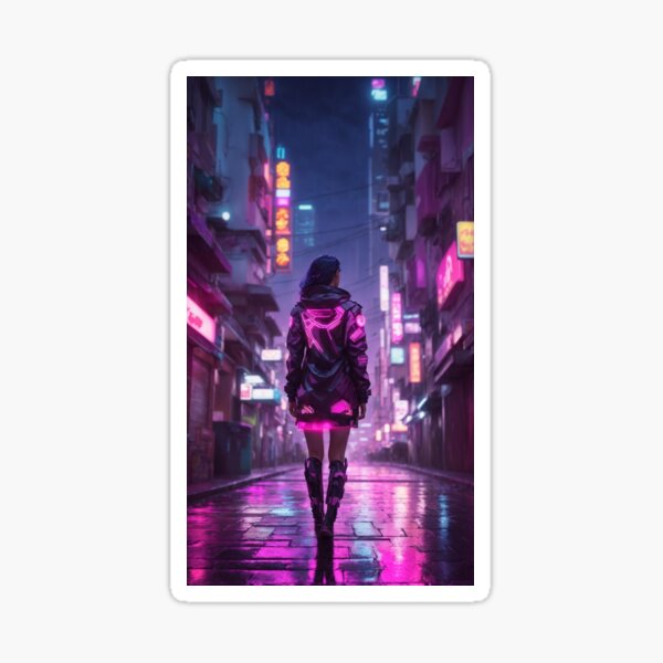 Aperçu de l'œuvre  CityLights Futurisme - La Cité des Rêves créée et vendue par NSAstore.