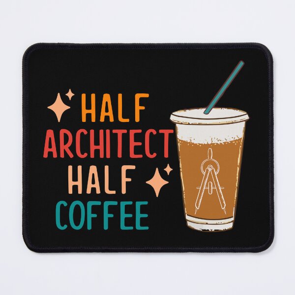 Item preview, Half Architect Half Coffee Architect Gift Funny Architect designed and sold by KsuAnn.