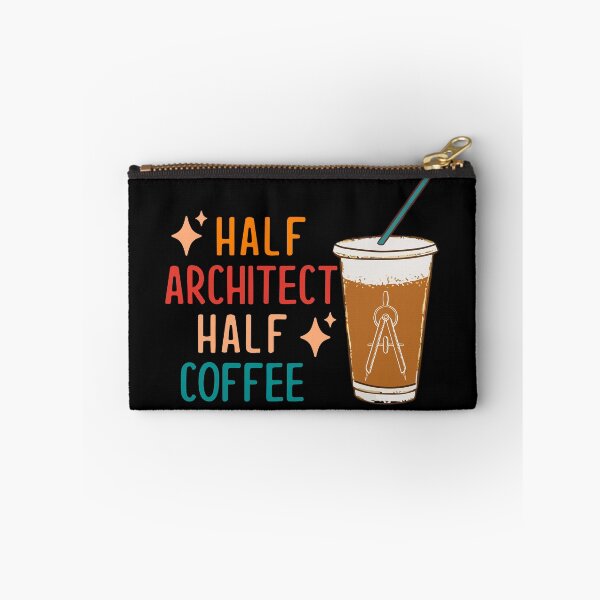 Artikelvorschau, Half Architect Half Coffee Architect Gift Funny Architect entworfen und verkauft von KsuAnn.