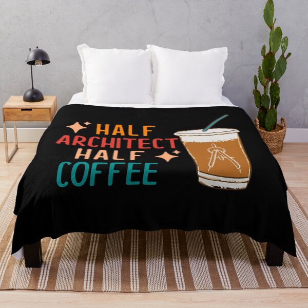Item preview, Half Architect Half Coffee Architect Gift Funny Architect designed and sold by KsuAnn.