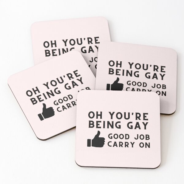 Item preview, Heartstopper Quote Darcy Olsson | Oh you're being gay good job carry on Funny Thumbs Up designed and sold by emcazalet.