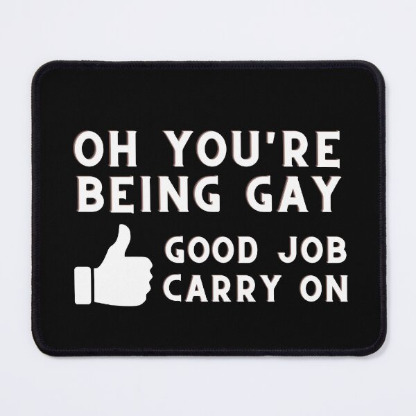Item preview, Heartstopper Quote Darcy Olsson | Oh you're being gay good job carry on Funny Thumbs Up designed and sold by emcazalet.