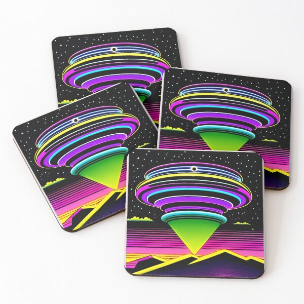 Item preview,  Area 51 – Trippy Neon Retro UFO 107 | Grusch designed and sold by Benito Del Ray.