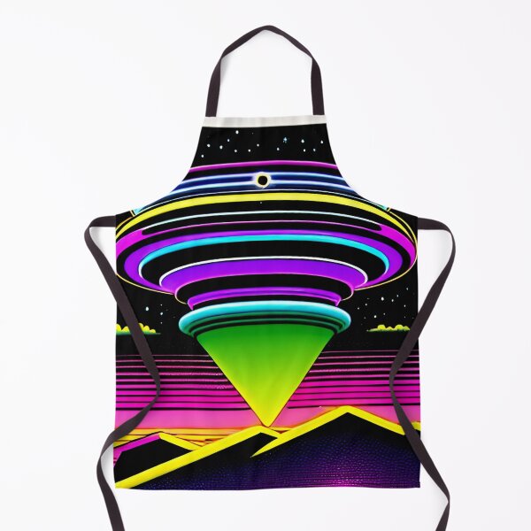 Item preview, Area 51 – Trippy Neon Retro UFO 107 | Grusch designed and sold by Benito Del Ray.