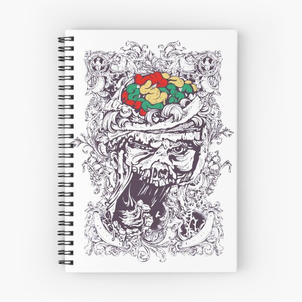 Item preview, Skull with Brain OUT designed and sold by BALONROSU.