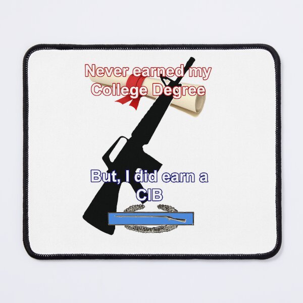 Item preview, Never Earned a College Degree... designed and sold by Buckwhite.