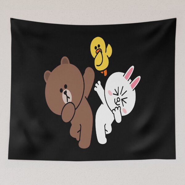 Item preview, Cute brown bear cony bunny rabbit duck dancing  .   	 designed and sold by sivorndydsong.