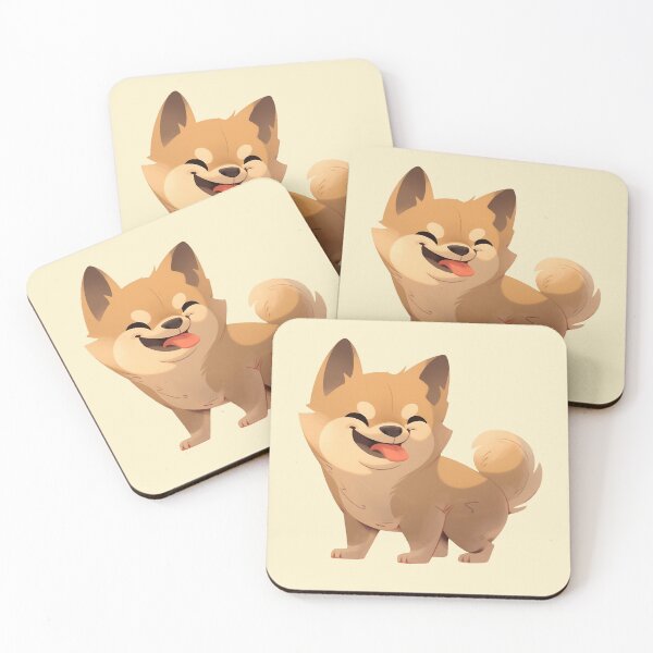 Item preview, Smiling Baby Shiba Inu designed and sold by RibbitFans101.