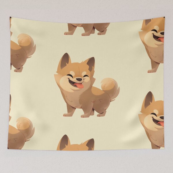 Item preview, Smiling Baby Shiba Inu designed and sold by RibbitFans101.