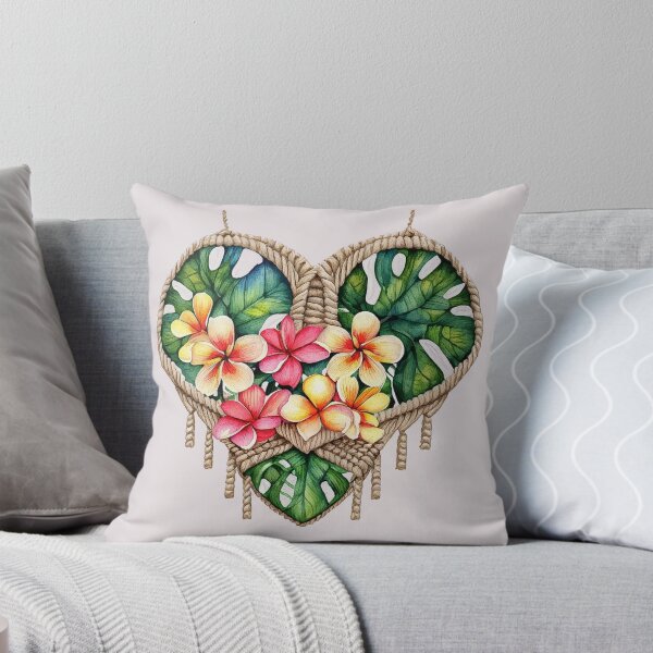 Item preview, Monstera Frangipani Heart designed and sold by Jasardpu.