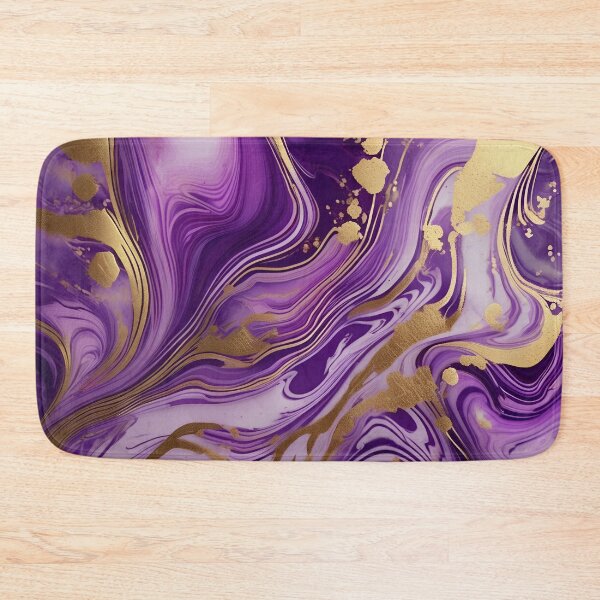 Item preview, Pink and Purple Marble with Gold Streaks #3 designed and sold by BirdsnStuff.