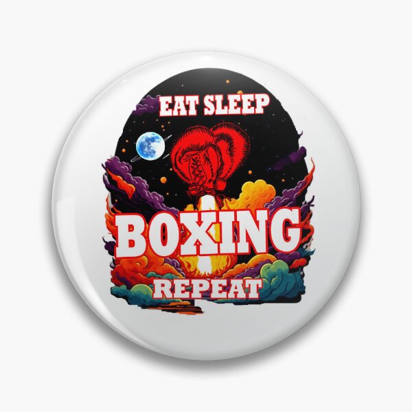 Item preview,   Eat Sleep Boxing Repeat designed and sold by Angelle55.