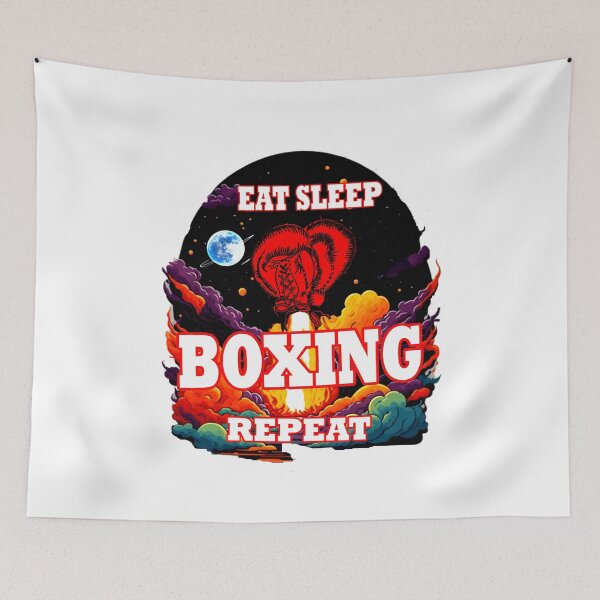 Item preview,   Eat Sleep Boxing Repeat designed and sold by Angelle55.