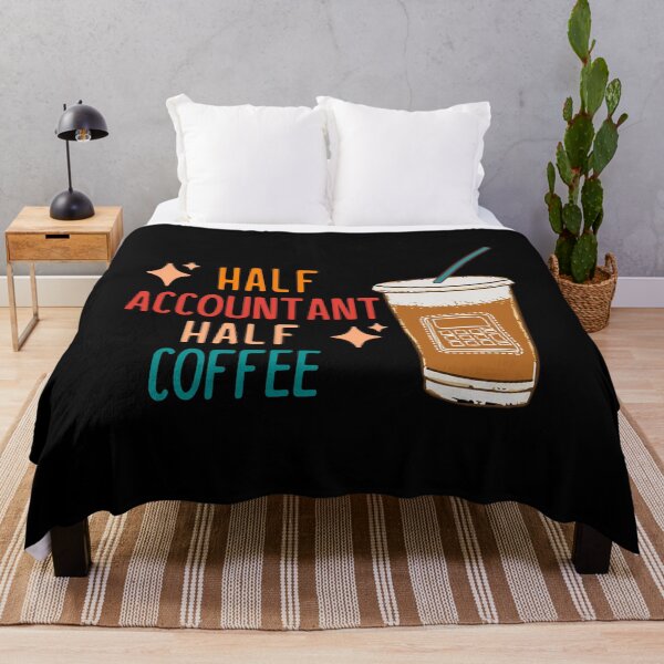 Artikelvorschau, Half Accountant Half Coffee Accountant Gift Funny Accountant entworfen und verkauft von KsuAnn.