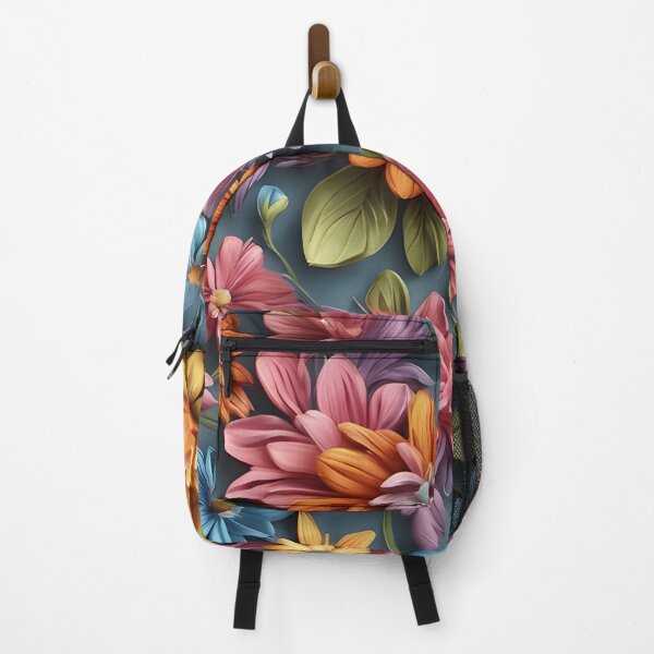 Item preview, Colorful retro flowers designed and sold by DarkFablecation.