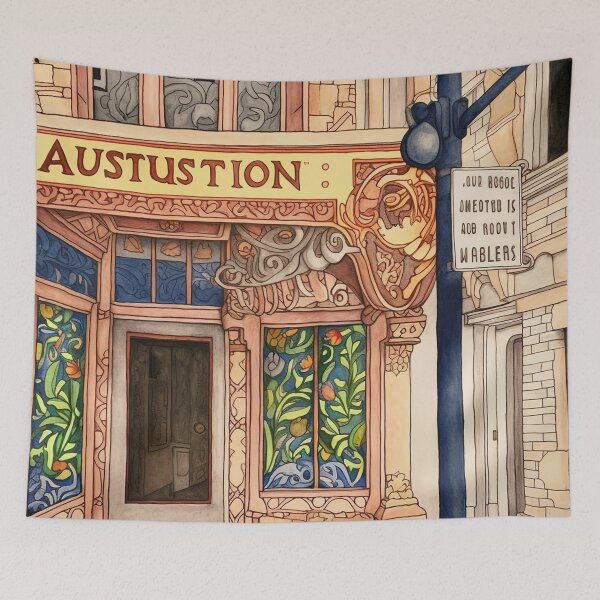 Item preview, Austin city drawing designed and sold by ComicsFactory.