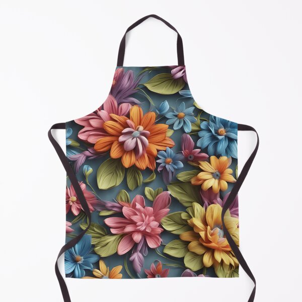 Item preview, Colorful retro flowers designed and sold by DarkFablecation.