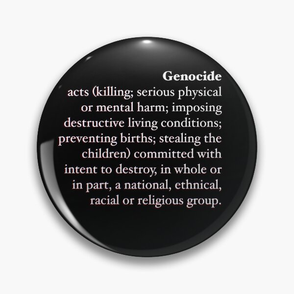 Item preview, Genocide UN Definition Light Text - Activist designed and sold by jolabrese.