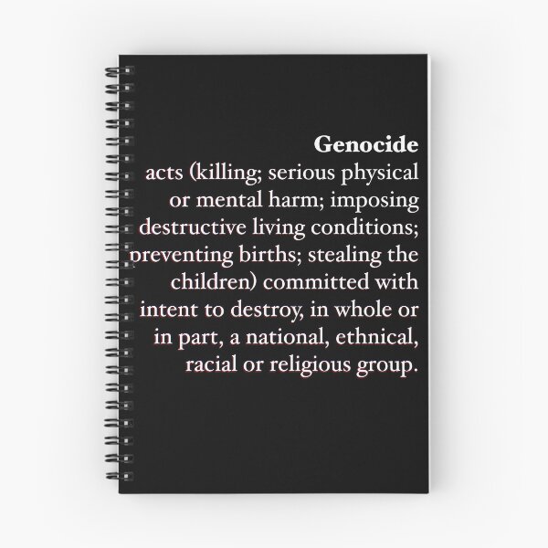 Item preview, Genocide UN Definition Light Text - Activist designed and sold by jolabrese.