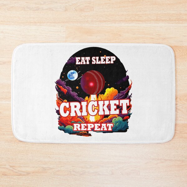 Item preview, Eat Sleep Cricket Repeat designed and sold by Angelle55.