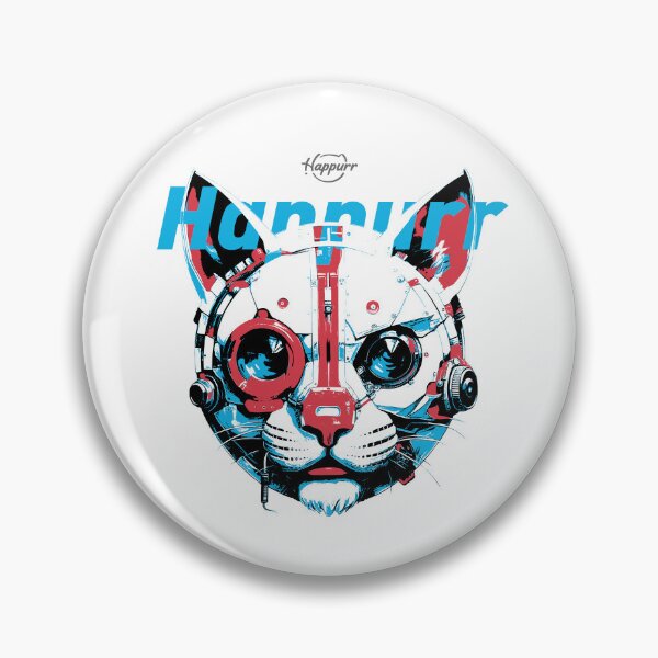 Item preview, Cyberpunk style, mechanical style, cat designed and sold by Happurr.