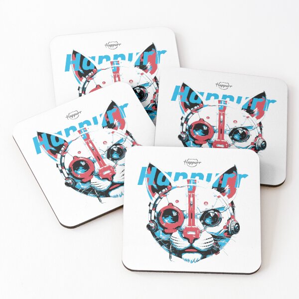 Item preview, Cyberpunk style, mechanical style, cat designed and sold by Happurr.