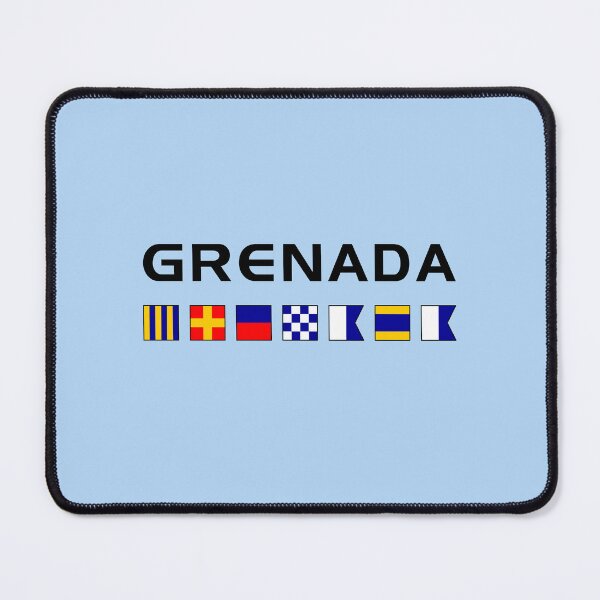 Item preview, Grenada Nautical Maritime Sailing Flags Light-Color designed and sold by TinyStarAmerica.