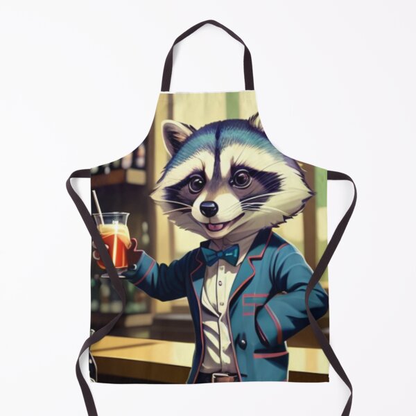 Item preview, A cool and rich raccoon hanging out in a bar designed and sold by Pelzi100.