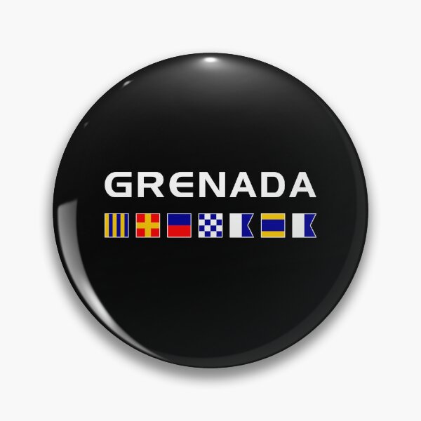 Item preview, Grenada Nautical Maritime Sailing Flags Dark Color designed and sold by TinyStarAmerica.