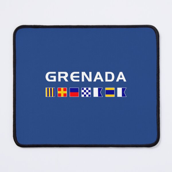 Item preview, Grenada Nautical Maritime Sailing Flags Dark Color designed and sold by TinyStarAmerica.