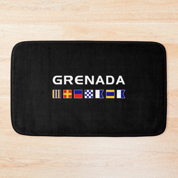 Item preview, Grenada Nautical Maritime Sailing Flags Dark Color designed and sold by TinyStarAmerica.