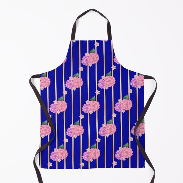 Item preview, Japanese Flowers stripes navy designed and sold by LanDiMonk.