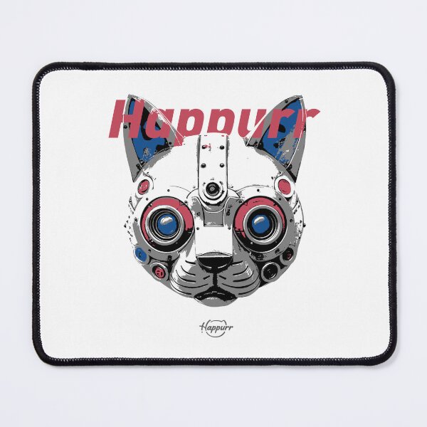 Item preview, Cyberpunk style, mechanical style, cat designed and sold by Happurr.