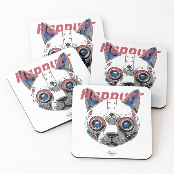 Item preview, Cyberpunk style, mechanical style, cat designed and sold by Happurr.