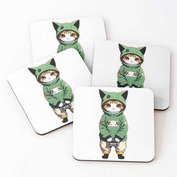 Item preview, Cute Cat Wearing a Hoodie designed and sold by DanisPokeShop.