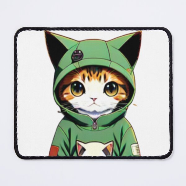 Item preview, Cute Cat Wearing a Hoodie designed and sold by DanisPokeShop.