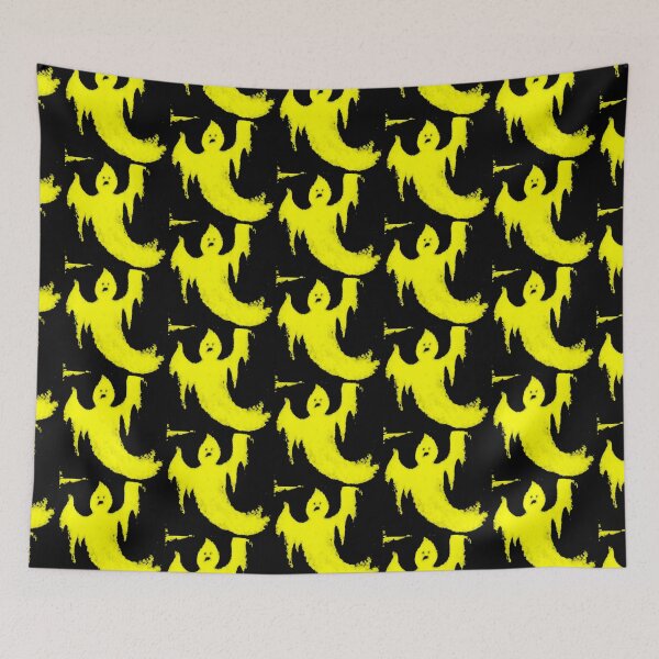 Item preview,  Black and Yellow Spooky Ghost Spirit by Iritof designed and sold by iritof.