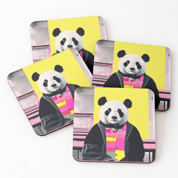 Item preview, Charming Retro Vintage Panda Art Print - Educational Animal Wall Art for Childrens Nursery or Playroom designed and sold by PinkNomad.