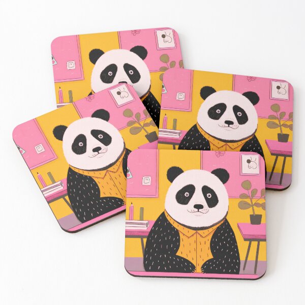 Item preview, Chic Vintage-Inspired Panda Art Print - Classic Educational Animal Wall Art for Kids Room & Playroom designed and sold by PinkNomad.