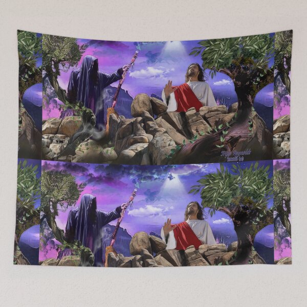 Item preview, The Temptation of Christ designed and sold by Tripp Art Studio.