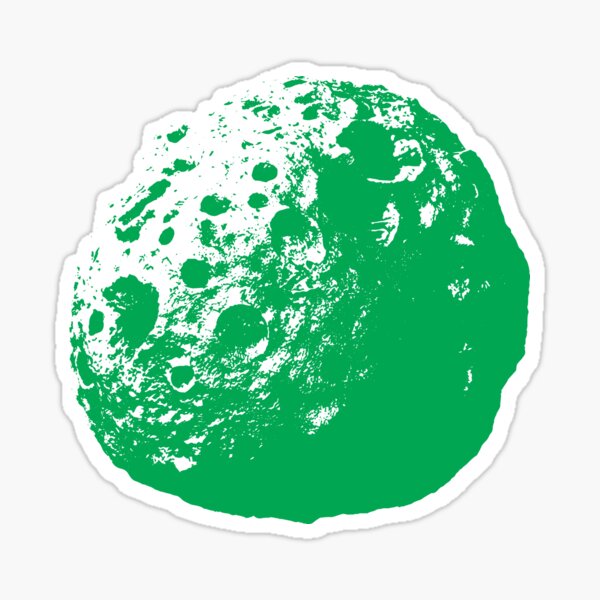 "Moonrock" Sticker by 7stonesGFX Redbubble