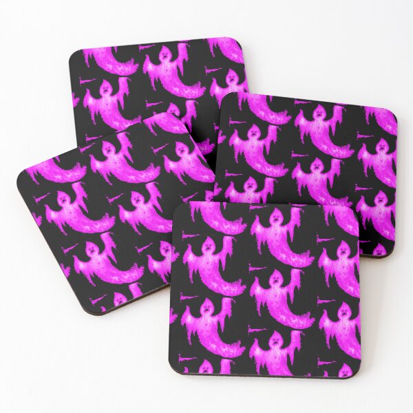Item preview, Black and Neon-pink Spooky Ghost Spirit by Iritof designed and sold by iritof.