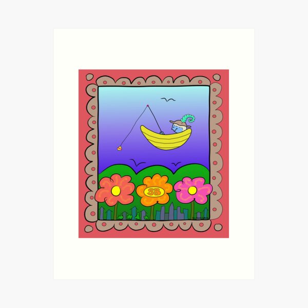Skye Fishing Art Print