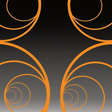 Artwork thumbnail,  Abstract Golden Circular Pattern by RGSMOOTHFINGER